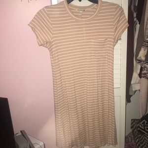 charlotte russe dress pink and white striped